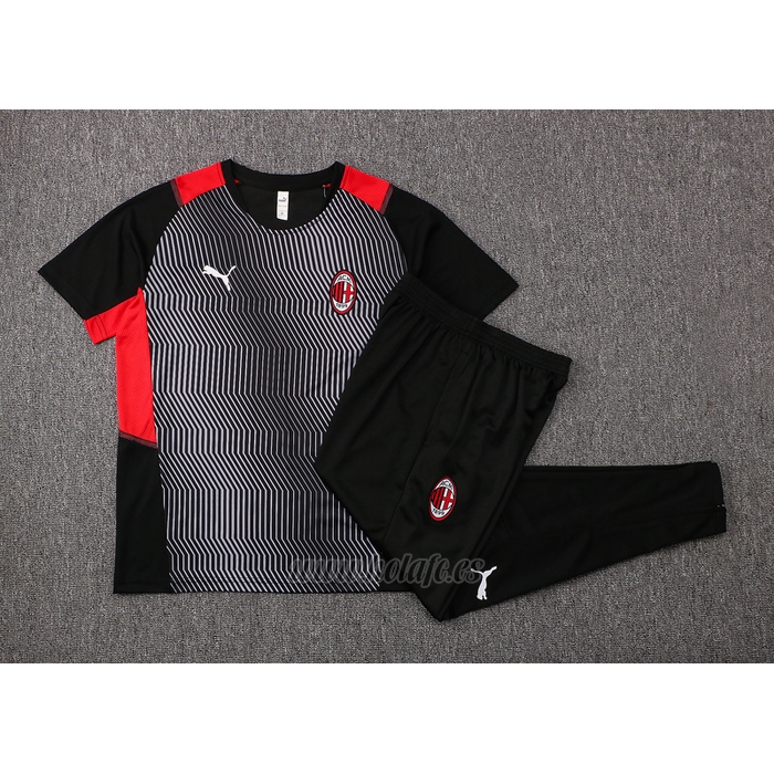 Chandal del AC Milan Manga Corta 2021-2022 Gris